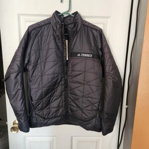 adidas Terrex Quilted Performance Jacket - Dark Gray